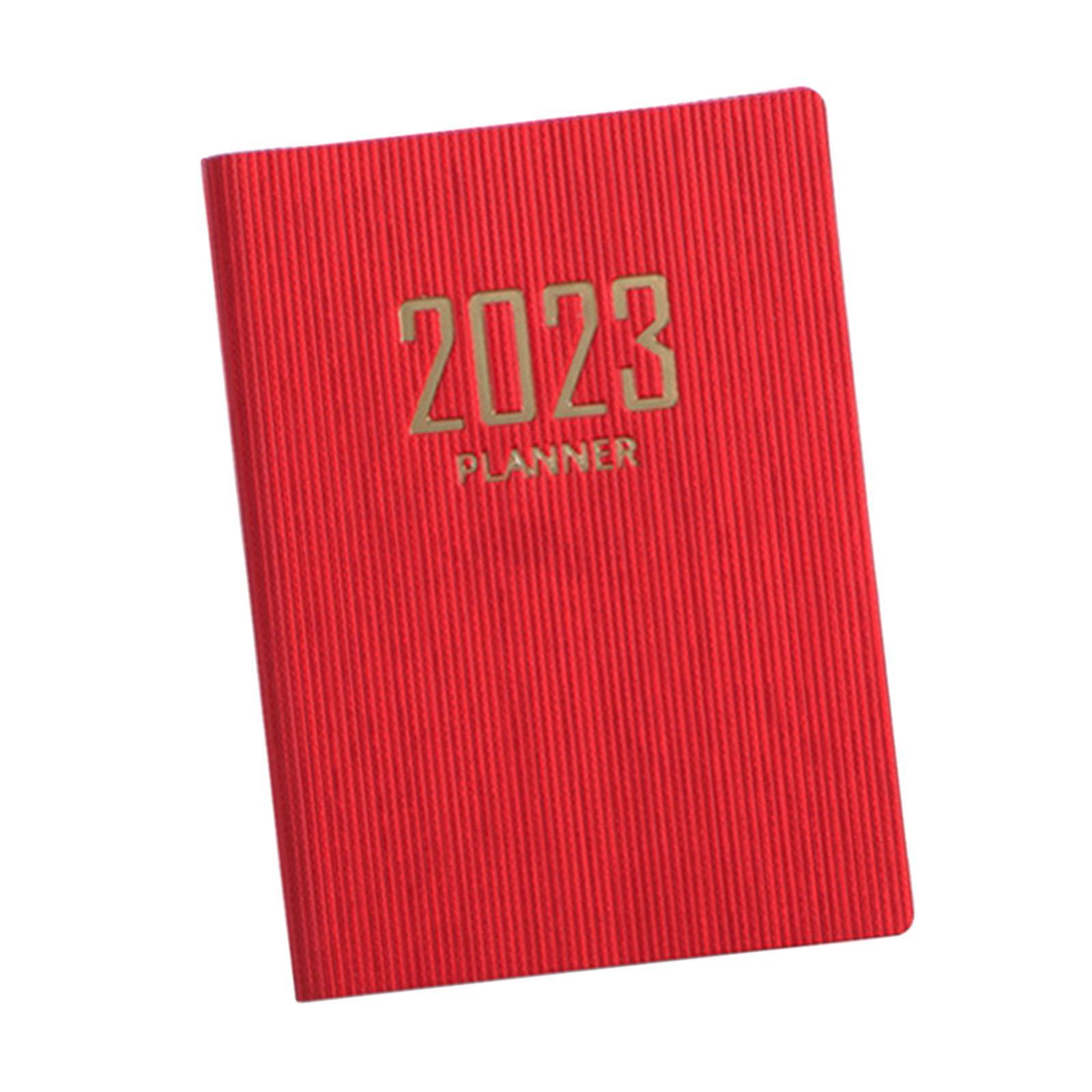 A7 Planning Notebook, 2023 Monthly Weekly Planner, Writing Pad Appointment Calendar Notepad Journal Notebook for Family  Supplies