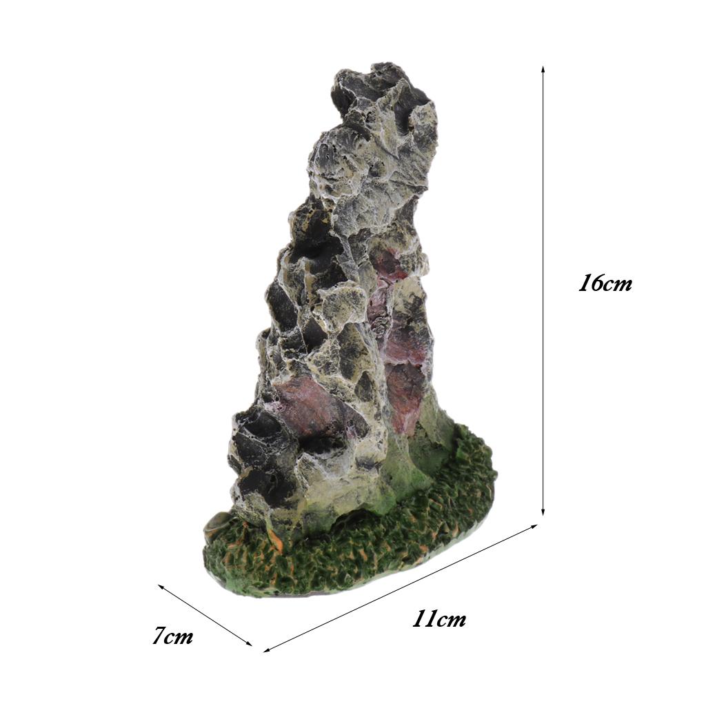 Resin Artificial Mountain Ornament Aquarium Fish Tank Landscape Decoration