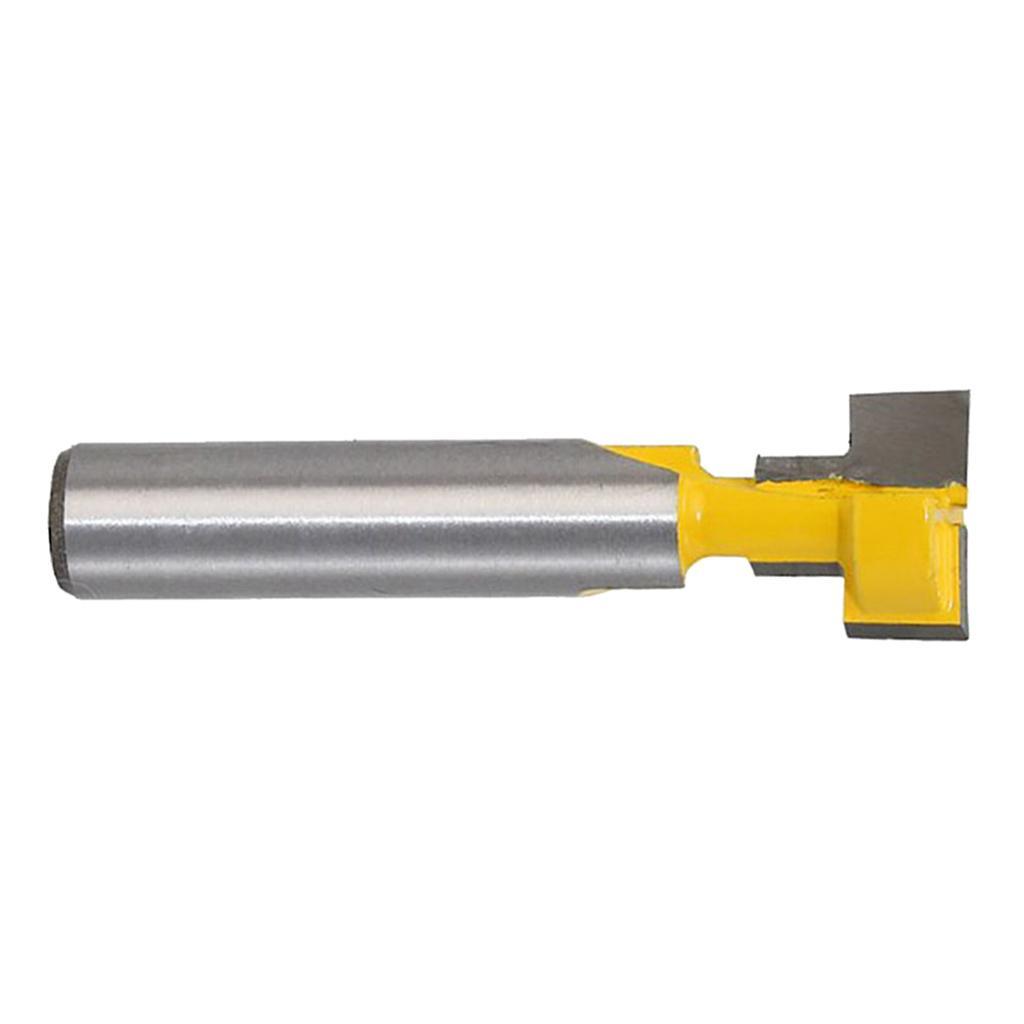 2 8mm Shank  Router Bit Straight T Slot Router Woodworking Cutter Tool