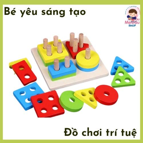 ĐỒ CHƠI GỖ PHÁT TRIỂN TRÍ TUỆ CHO BÉ COMBO 6 MÓN