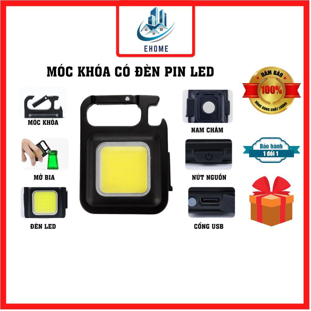 Móc khóa có đèn pin siêu sáng cao cấp/ Móc chìa khóa đa năng có đèn pin led siêu sáng 3 chế độ