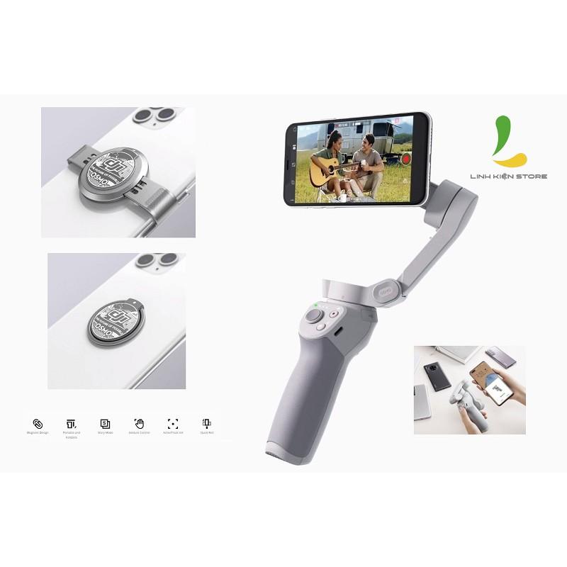 Tay cầm chống rung cho điện thoại DJI OM4 - gimbal Osmo Mobile 4 chống rung 3 trục - Hàng chính hãng, bảo hành 12 tháng