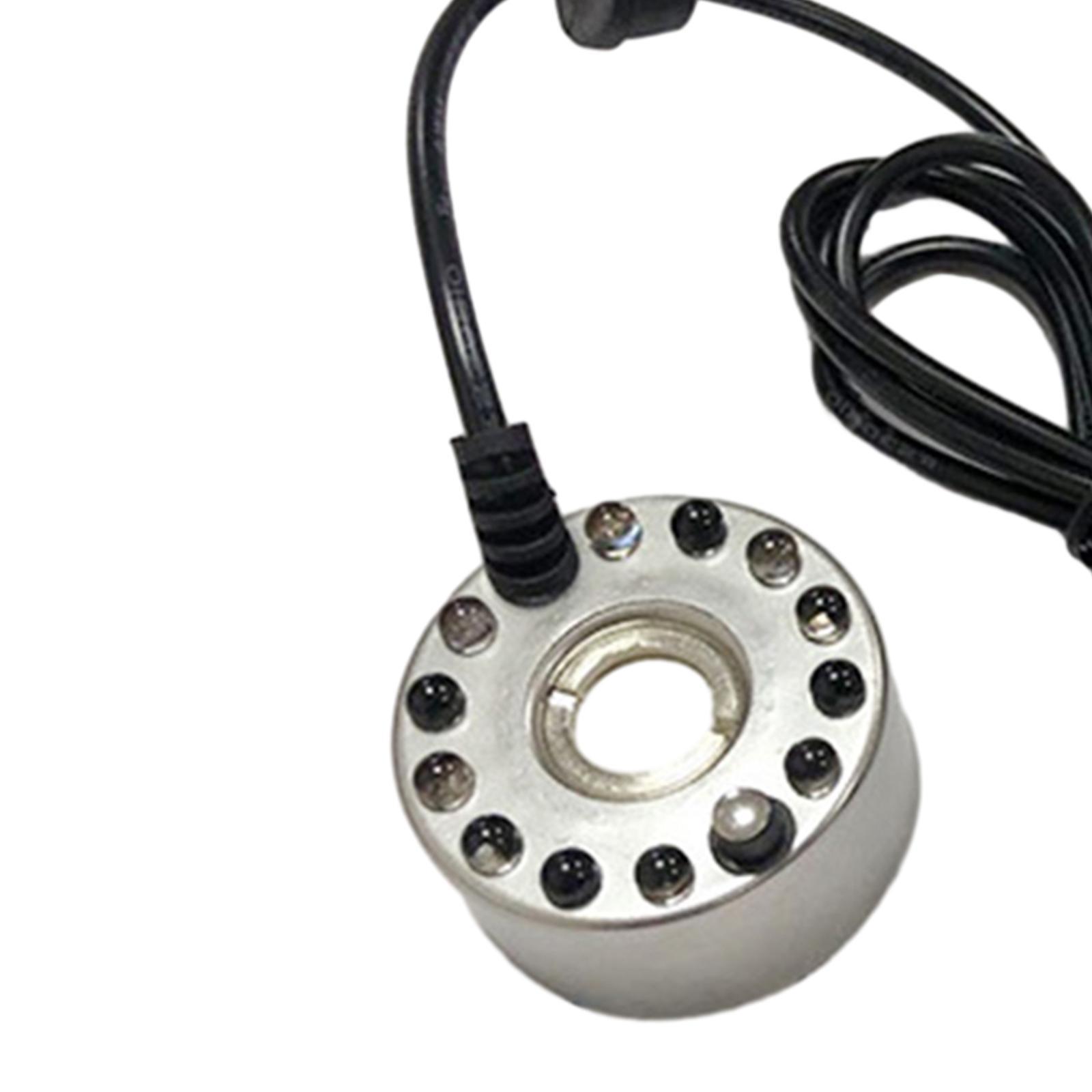 Pond Fog Machine Air Humidifier 12 LED Lights US Adapter Plug for Vase Basin