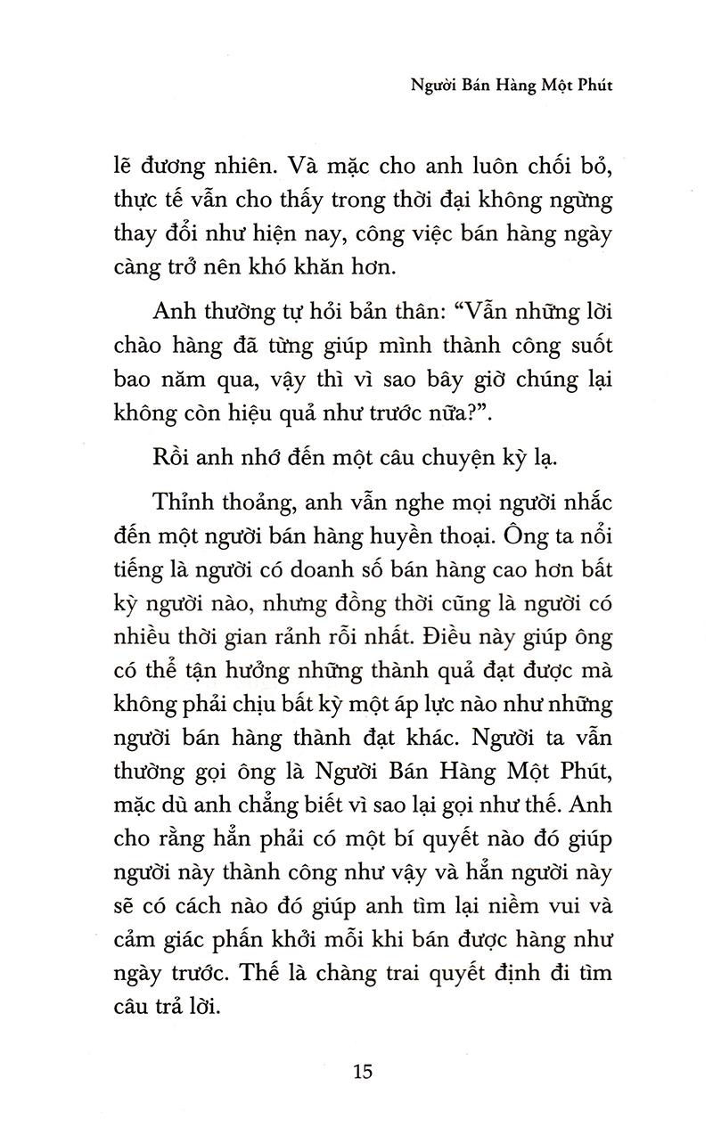 Sách - Người Bán Hàng Một Phút (Tái Bản 2020)