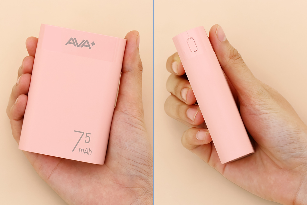 Pin sạc dự phòng 7500 mAh AVA+ LJ JP199 - Hàng chính hãng - Hồng