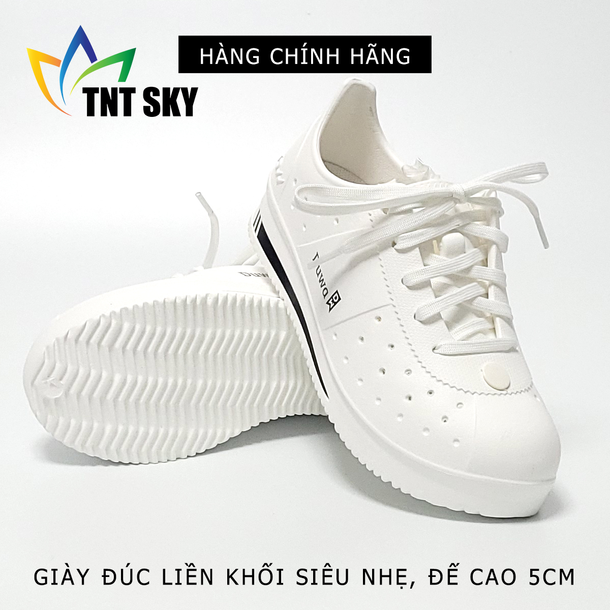 Giày Nữ Đúc Liền Khối Siêu Nhẹ Đế Cao 5CM - Hàng Chính Hãng - TK577