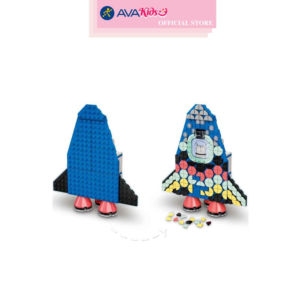 Đồ chơi lắp ráp hộp đựng viết tên lửa Lego Dots 41936 (321 chi tiết)