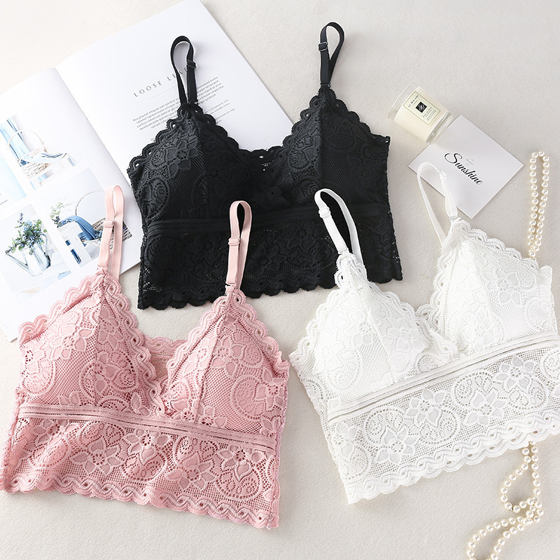 Áo bra/ ngực 2 dây, mút mỏng dáng croptop sexy cho nữ LYEA019