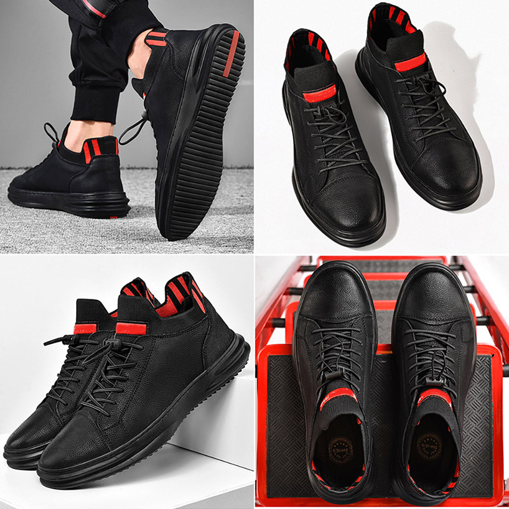 Giày Sneaker giày thể thao nam big size cỡ lớn 45 46 47 48 dành cho nam giới cao to có bàn chân ngoại cỡ làm bằng chất liệu da cao cấp thích hợp đi bộ dạo phố đi chơi dự tiệc - SK017-EU6