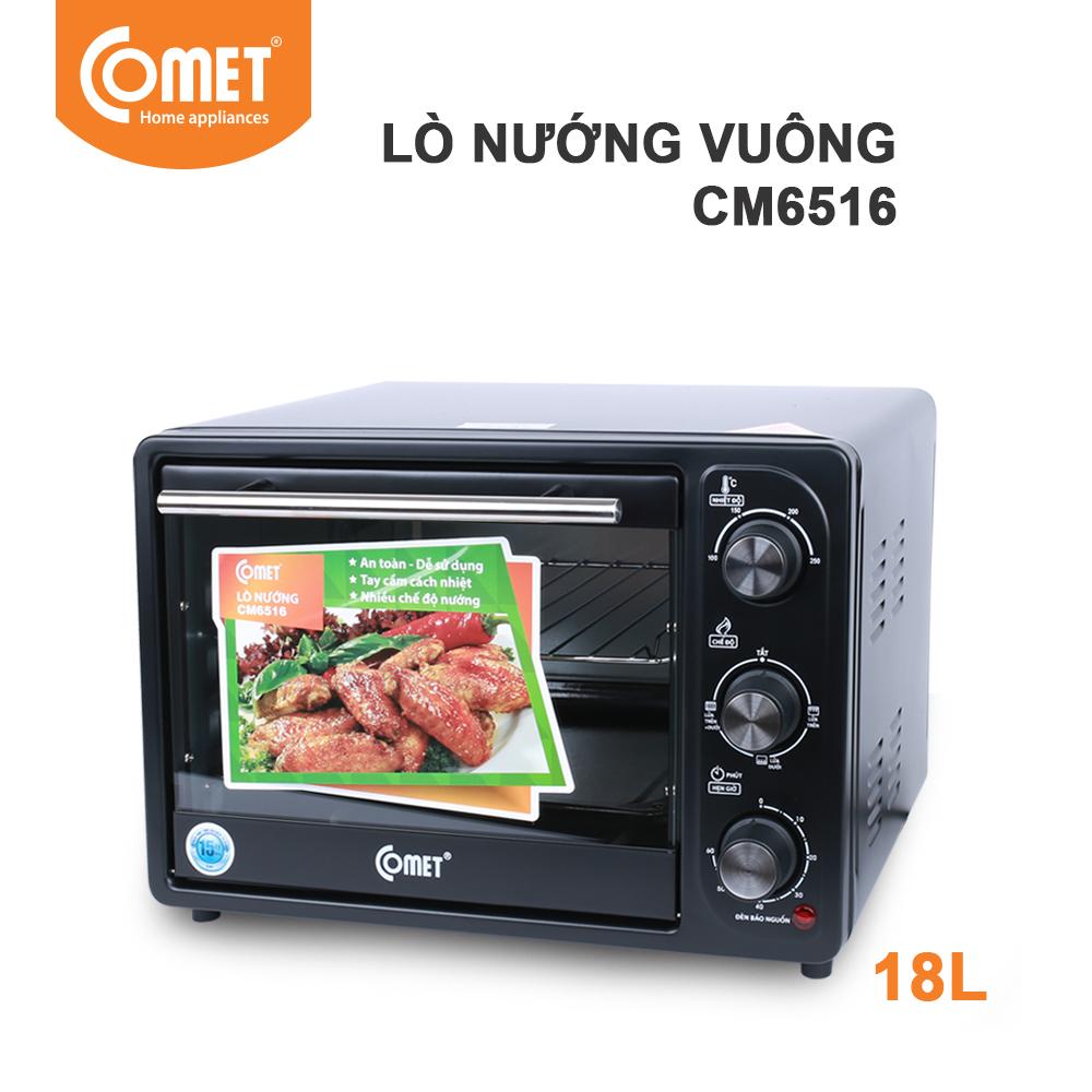 Lò Nướng Vuông Đa Năng COMET CM6516 (18 Lít) - Hàng Chính Hãng