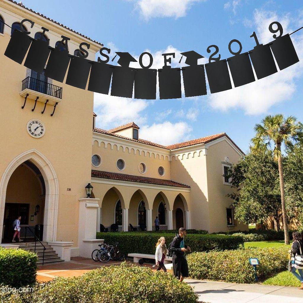 Graduation Photo Banner Class of 2019 Kraft Photo Folder Flag Hanging Decor