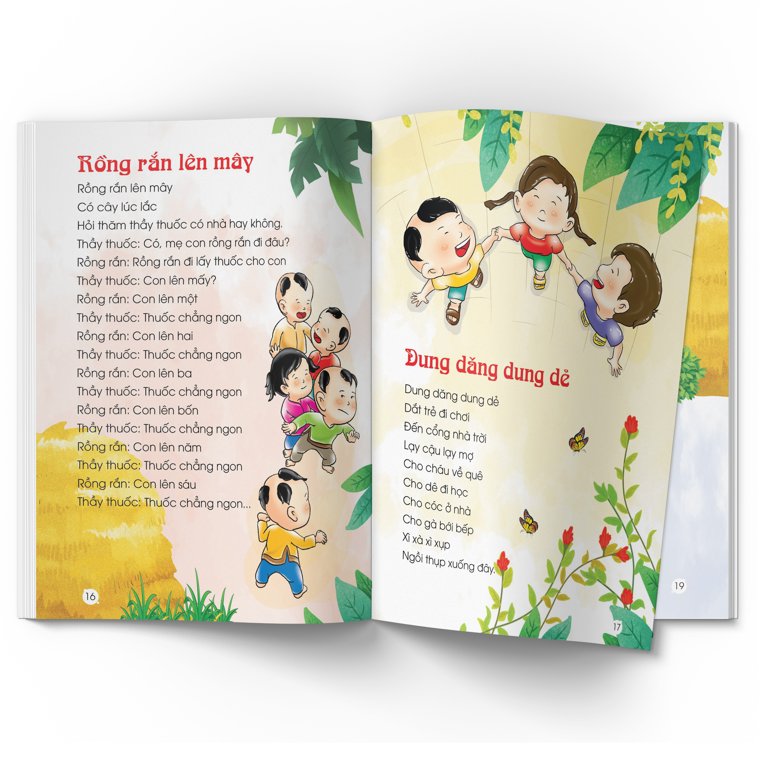 Full bộ 4 cuốn Truyện - Thơ - Đồng dao - Câu đố cho Trẻ mầm non (Giúp bé sáng dạ, thông minh, tập nói và đọc nhanh)