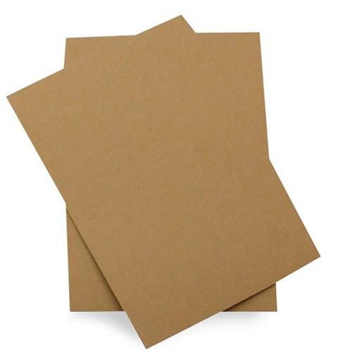 Giấy Kraft A4 nâu, đen, trắng - Nguyên liệu scrapbook, thiệp, hộp, túi, bìa sổ, đồ án