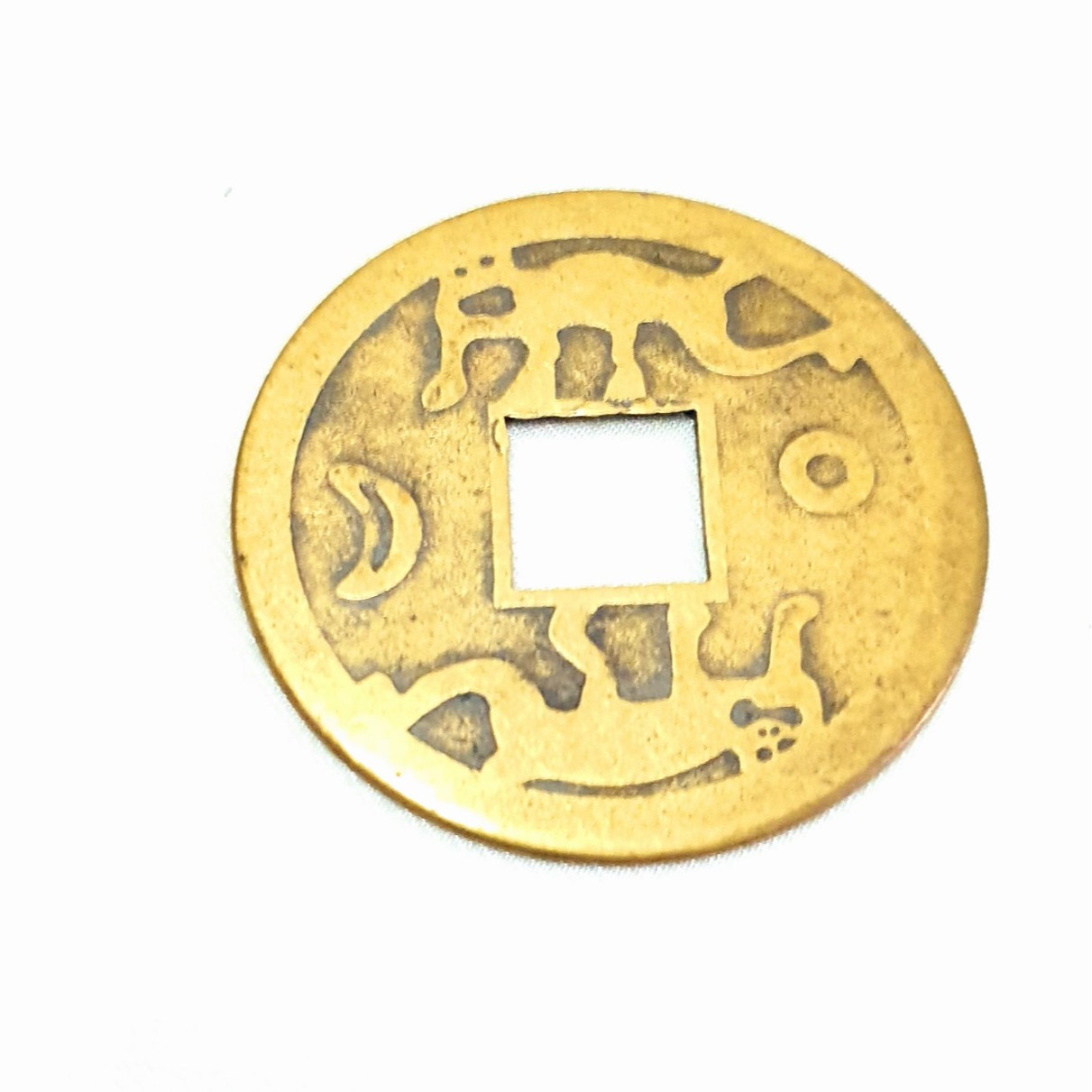 Đồng xu chiêu tài lộc bằng đồng