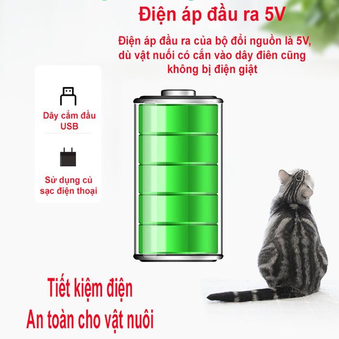 Máy cho mèo uống nc tự đông - Máy lọc nước tự động cho chó mèo 2,5l, máy lọc nước thông minh cho thú cưng