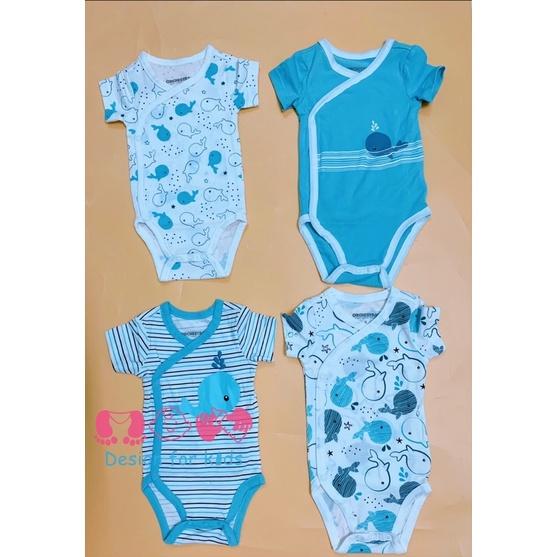 Sleepsuit / bodysuit vạt chéo hãng Orchestra xuất Pháp cho bé trai và bé gái