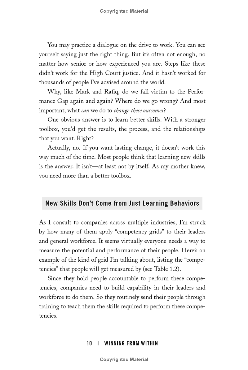 Sách ngoại văn: Winning From Within