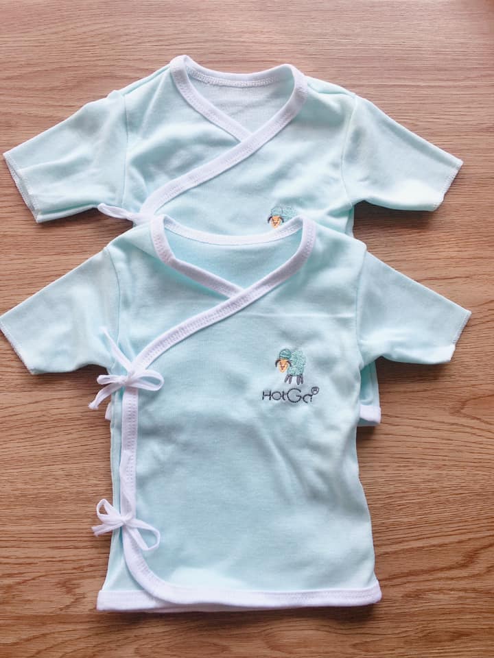 Sét 5 Áo sơ sinh hotga cho bé sơ sinh 3-5kg