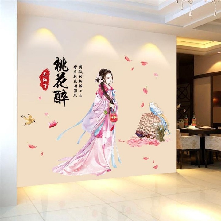 Decal dán tường thần tiên tỉ tỉ xinh đẹp
