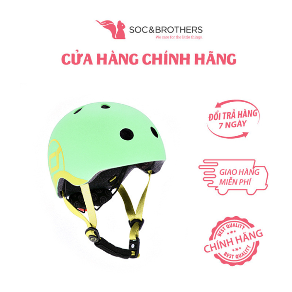 Mũ đội đầu cho bé Scoot and Ride màu Kiwi