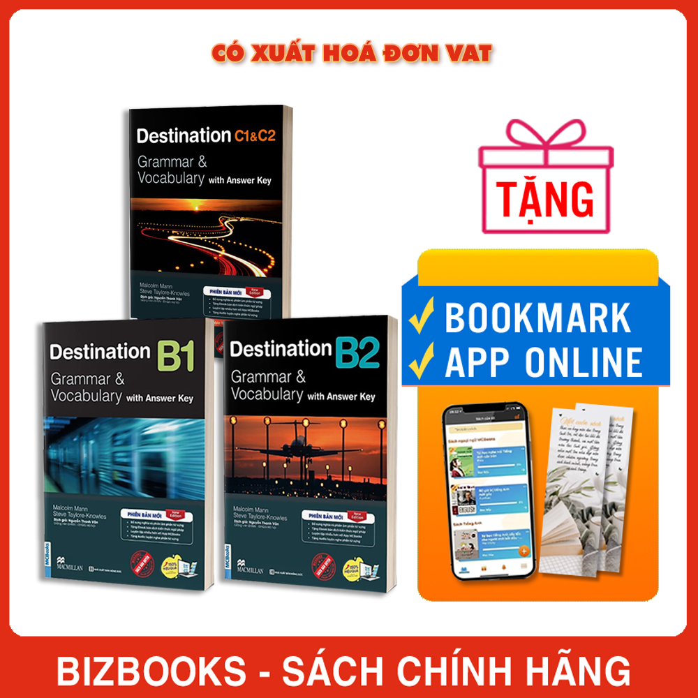 Trọn Bộ Giáo Trình Destination Grammar &amp; Vocabulary B1, B2, C1&amp;C2 (Kèm Đáp Án)