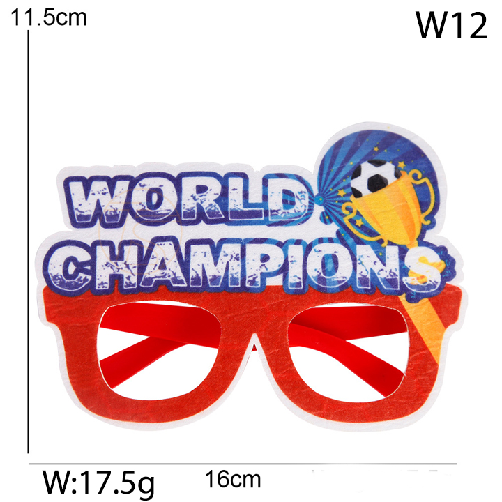 Phụ kiện đạo cụ kính đeo cổ vũ bóng đá world cup 2022 - Mắt kính worldcup 2022 đeo chụp ảnh xem đá banh