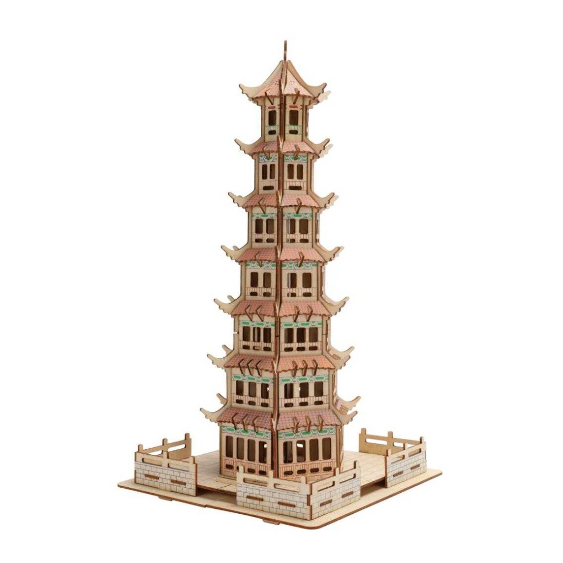 Đồ chơi lắp ráp gỗ 3D Mô hình Chùa Pagoda HG-F026