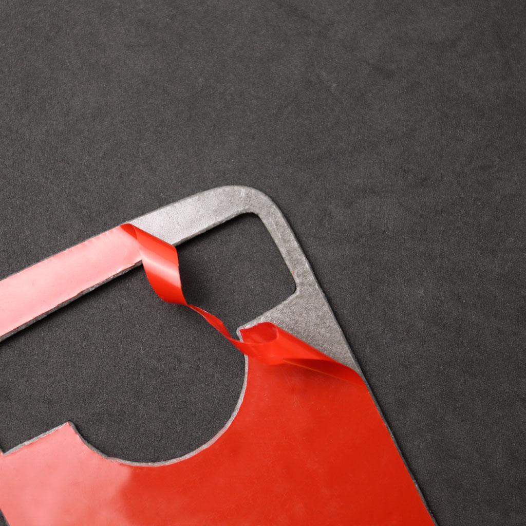 1Pc Gear Panel Protective Trim Carbon Fiber Sticker For W204