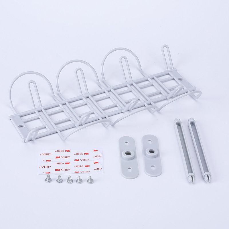 Giá Đỡ Treo Móc Dưới Gầm Bàn Cho Ổ Cắm Điện, Dây Điện, Dây Sạc Giúp Sắp Xếp Gọn Gàng Cho Bàn Làm Việc An Toàn -DRU-hàng chính hãng