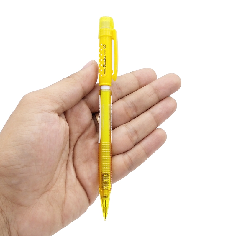 Bút Chì Bấm Pentel 0.5mm AX105C-G - Màu Vàng