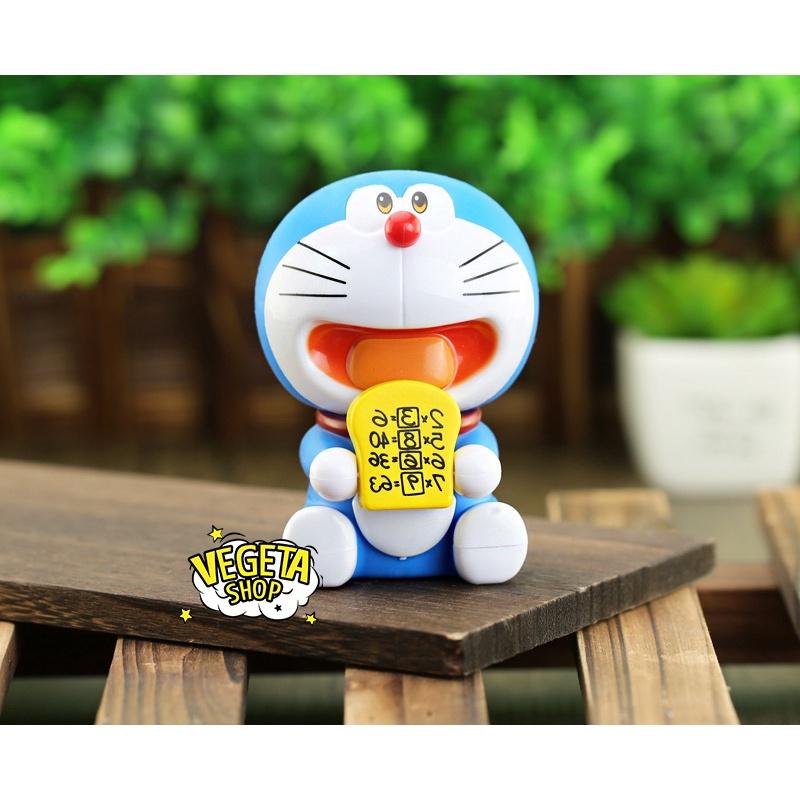 Mô hình Doraemon - Mô hình 6 tư thế Doremon cầm bánh ngồi đứng vẫy tay nằm ngủ bằng nhựa - Cao 8~10cm