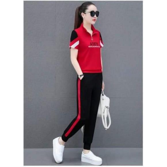 SÉT BỘ THỂ THAO KHÓA KÉO ATEY THÊU