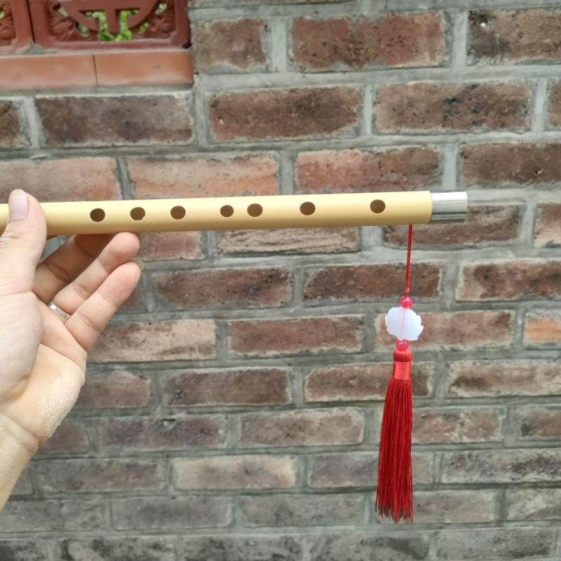 Sáo Trúc Đô Bọc Inoc Cao Cấp - Tặng Túi Đựng Và Dây Treo Cao Cấp