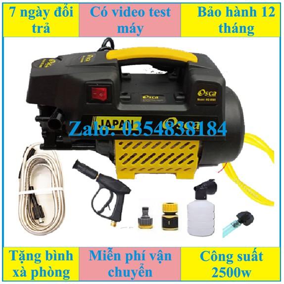 Máy rửa xe OSCA JAPAN 2500w tặng bình bọt tuyết