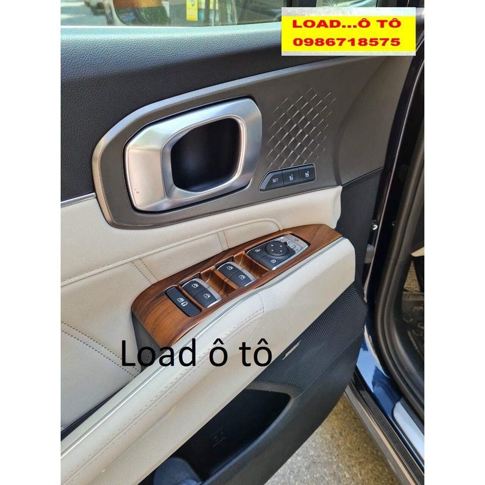 Ốp Nội Thất Xe KIA Sorento 2022-2021 Mẫu Vân Gỗ Cao Cấp