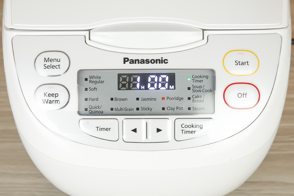 Nồi cơm điện tử Panasonic 1 lít SR-CL108WRAM - Hàng Chính Hãng