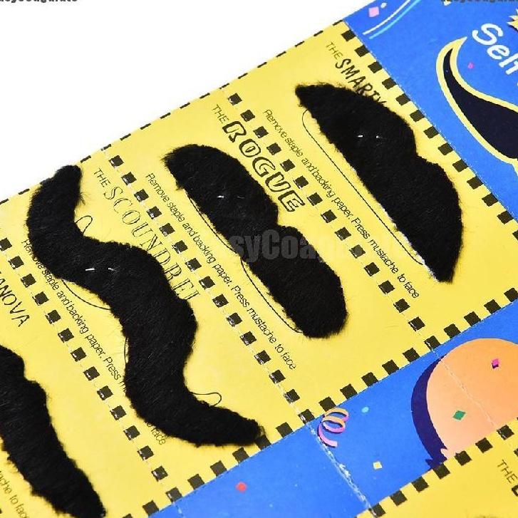 Bộ 12 miếng dán râu giả dành cho nam và nữ dùng trong hóa trang lễ hội,biến hình tiktok