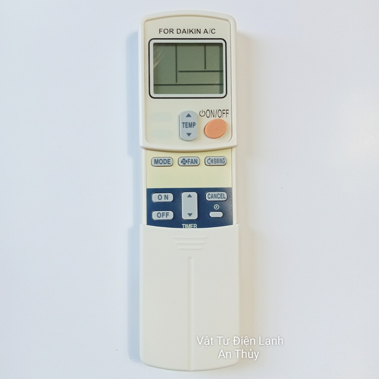 Remote máy lạnh ĐAIKIN thường viền đen mono - Điều khiển máy lạnh ĐAIKIN - Remote điều hòa ĐAIKIN - Điều khiển điều hòa ĐAIKIN