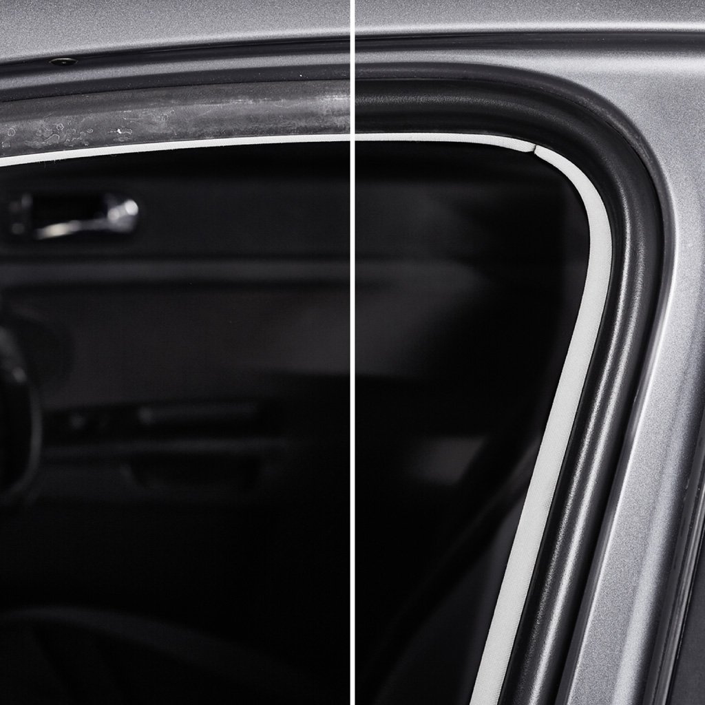Chai xịt bảo dưỡng cao su, lốp xe Rubber Protectant Sonax 340200 300ml tặng kèm 1 khăn 3M KL3030 - Duy trì độ đàn hồi, chống nứt, chống bạc màu
