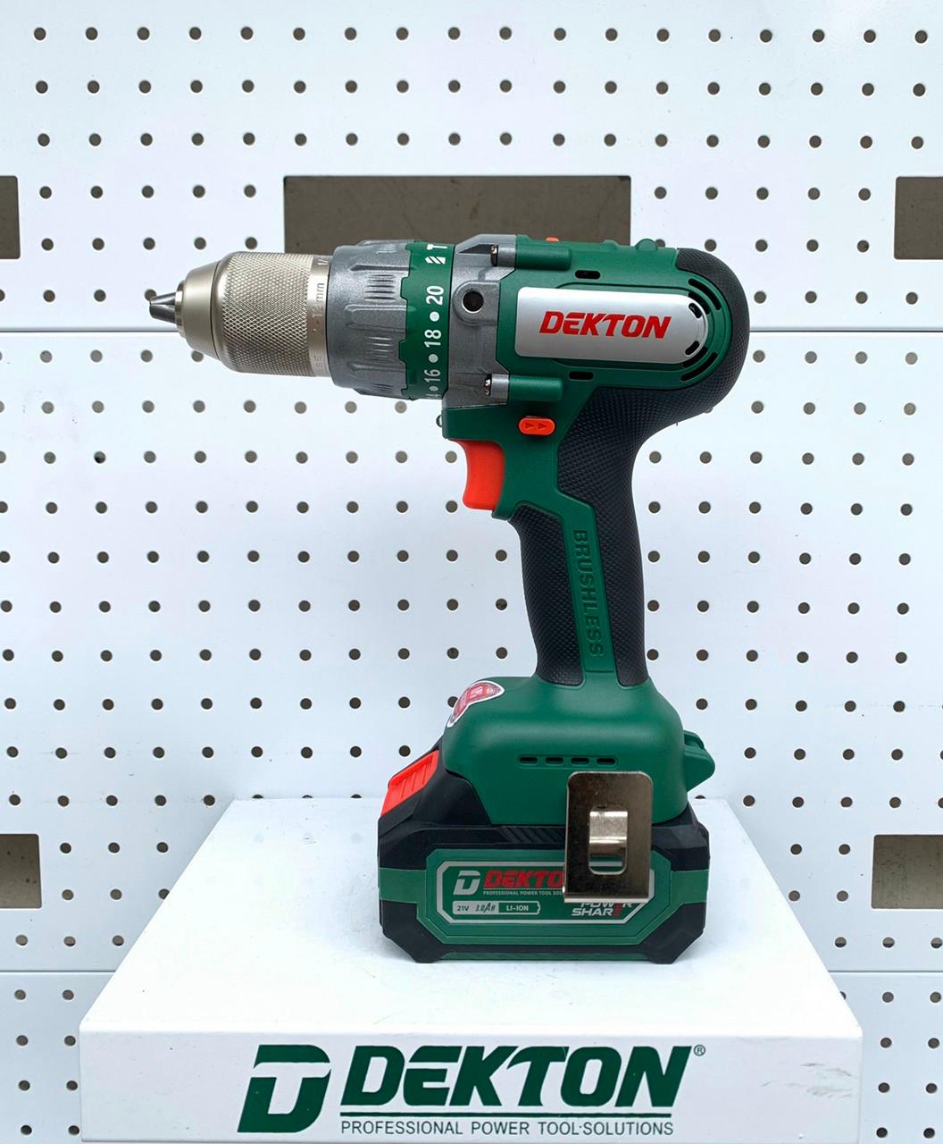 MÁY KHOAN DÙNG PIN 21V 13MM DEKTON M21-ID1390BL - HÀNG CHÍNH HÃNG