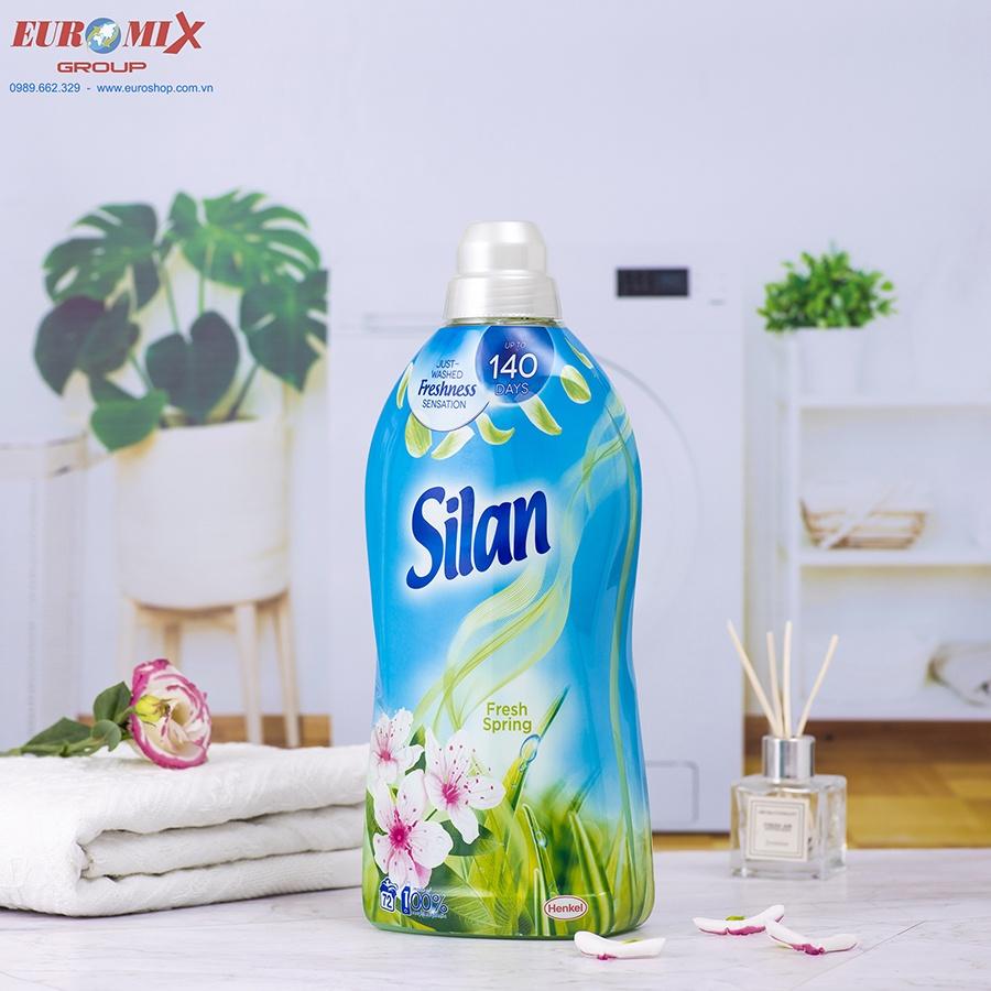 Nước Xả Thơm Quần Áo Silan 1.8L Fresh Spring