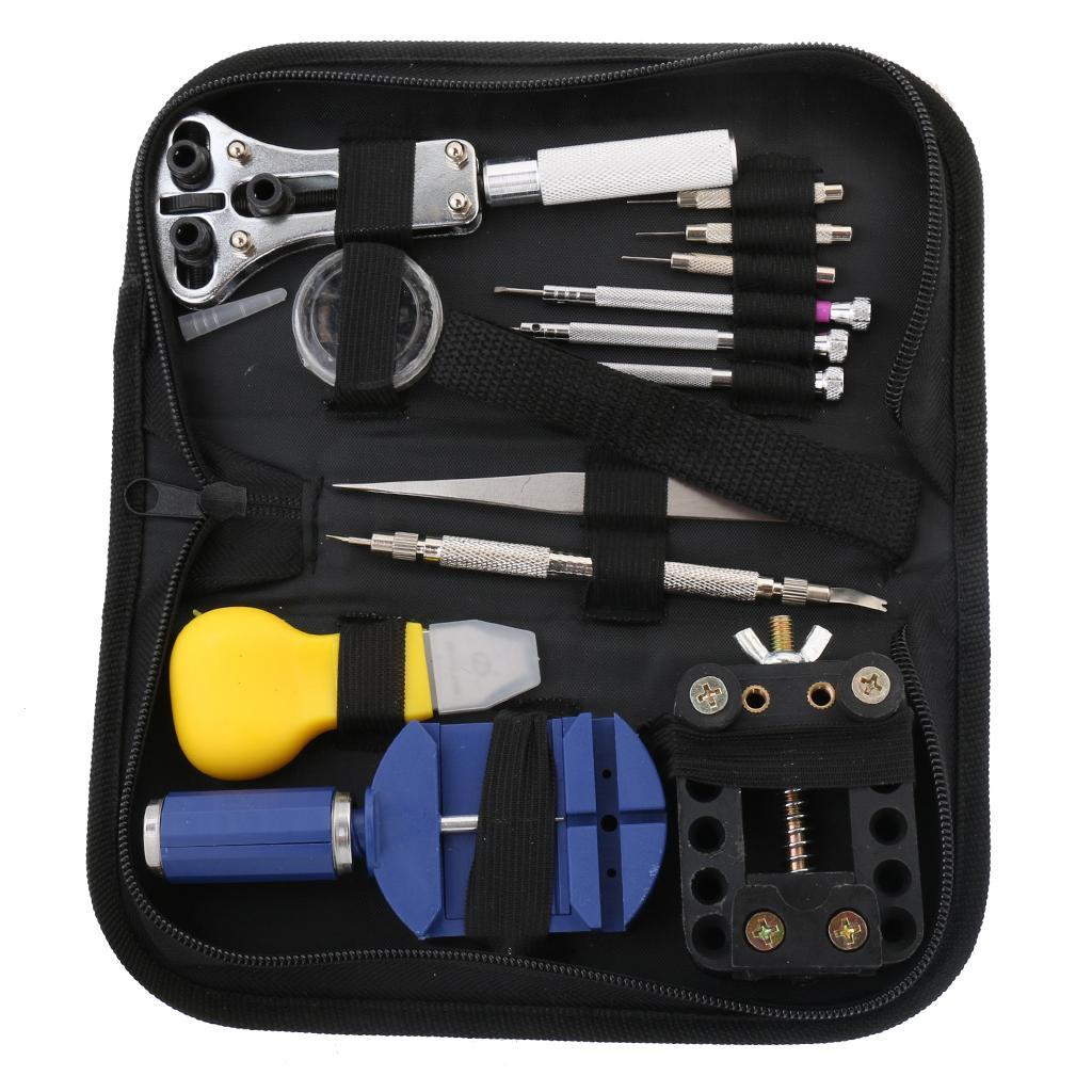 Watch Tools Repair Kit Stainless Steel Set of 13Pcs Watch Aficionado Gift