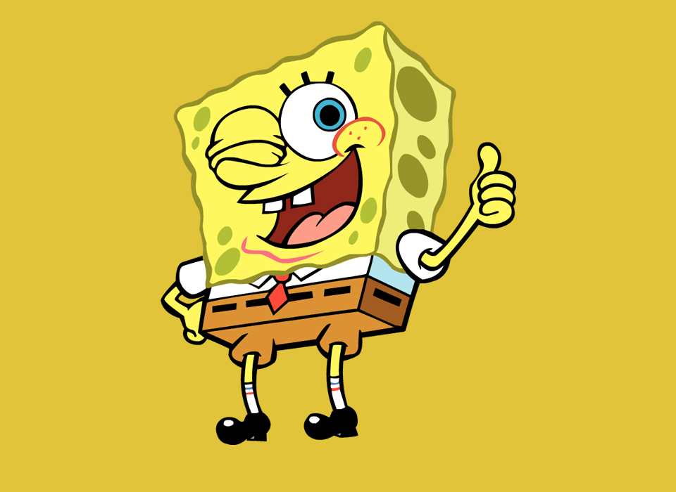 Tấm lót chuột AKKO SpongeBob XXL_Mới, hàng chính hãng