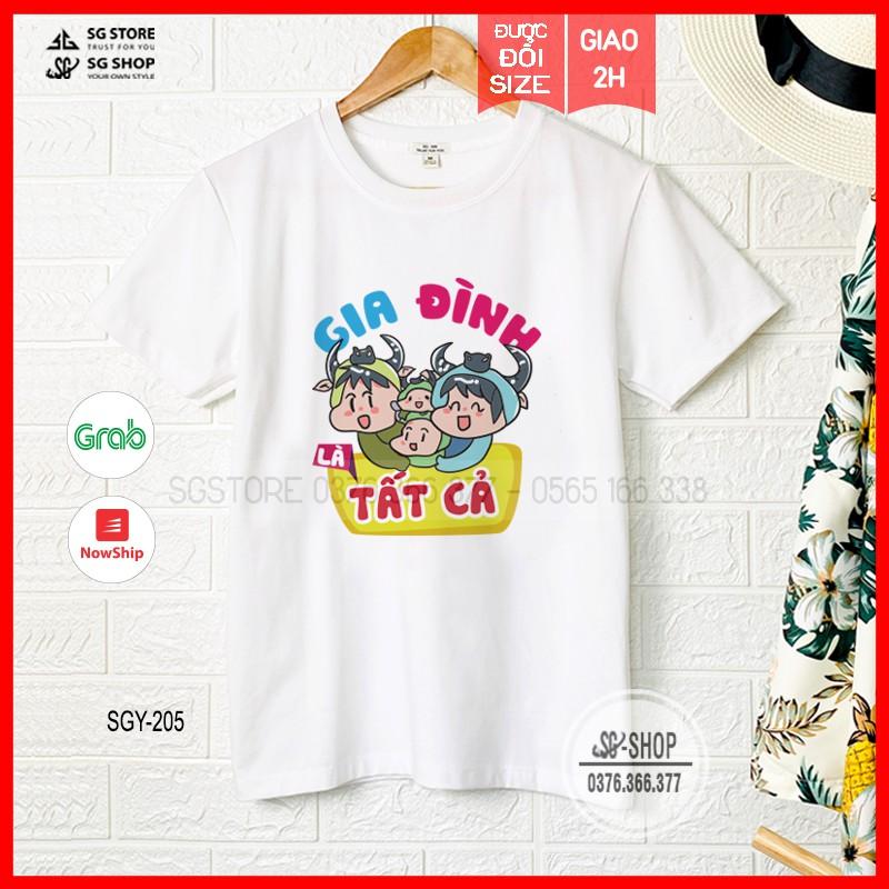Áo Tết 2021 cho gia đình - Thun cotton 4 chiều - Áo thun Tân Sửu | SGSHOP
