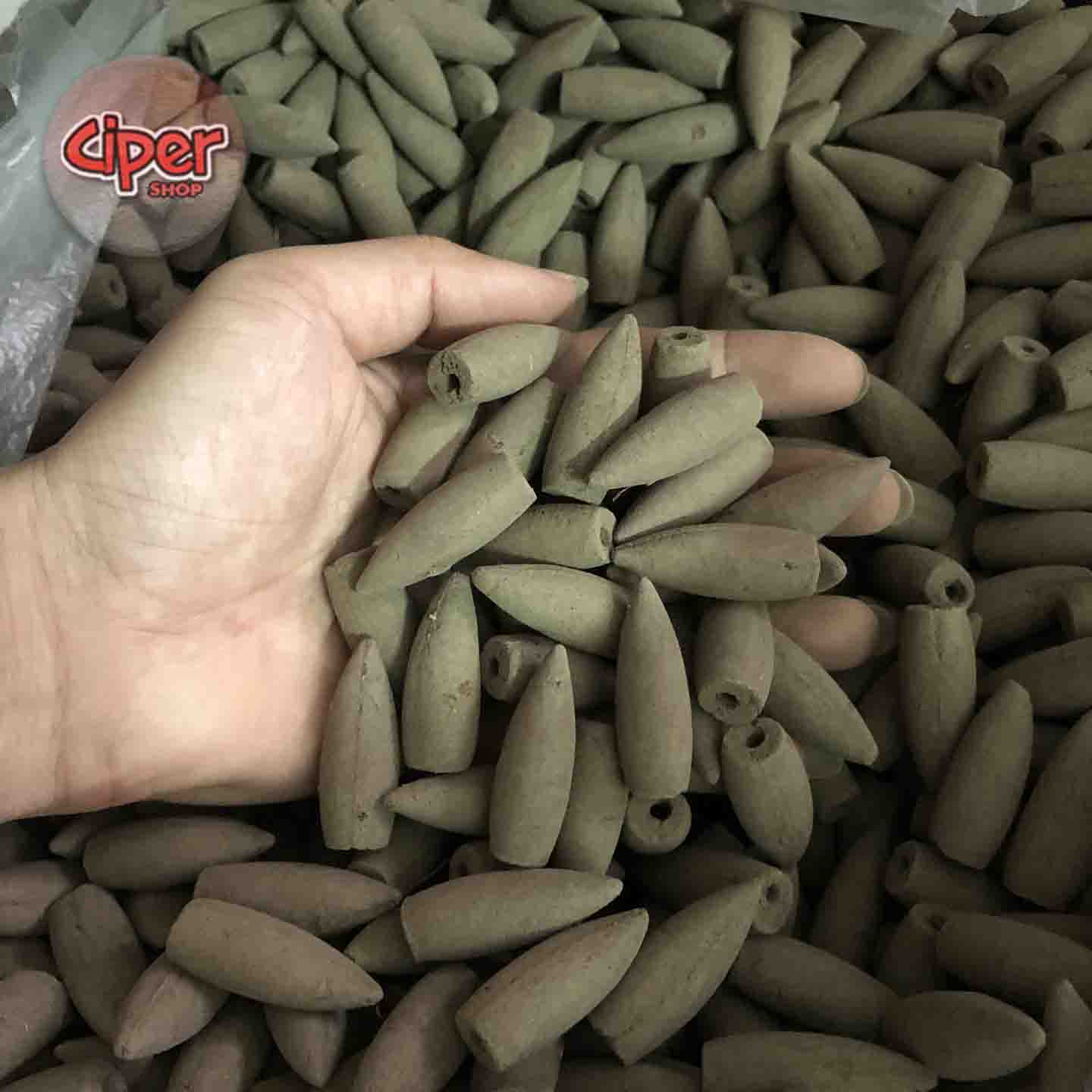 Nụ trầm hương khói toả ngược 210 viên - trang trí - không mùi hương