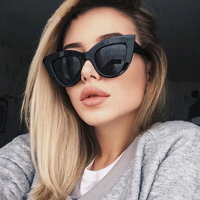 KÍNH RÂM MẮT MÈO XẾCH ĐEN TRẮNG TO CÁ TÍNH HOTTREND CÁ TÍNH