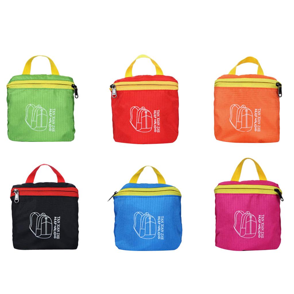 Outdoor Waterproof Foldable Backpack Hiking Bag Camping Rucksack rose