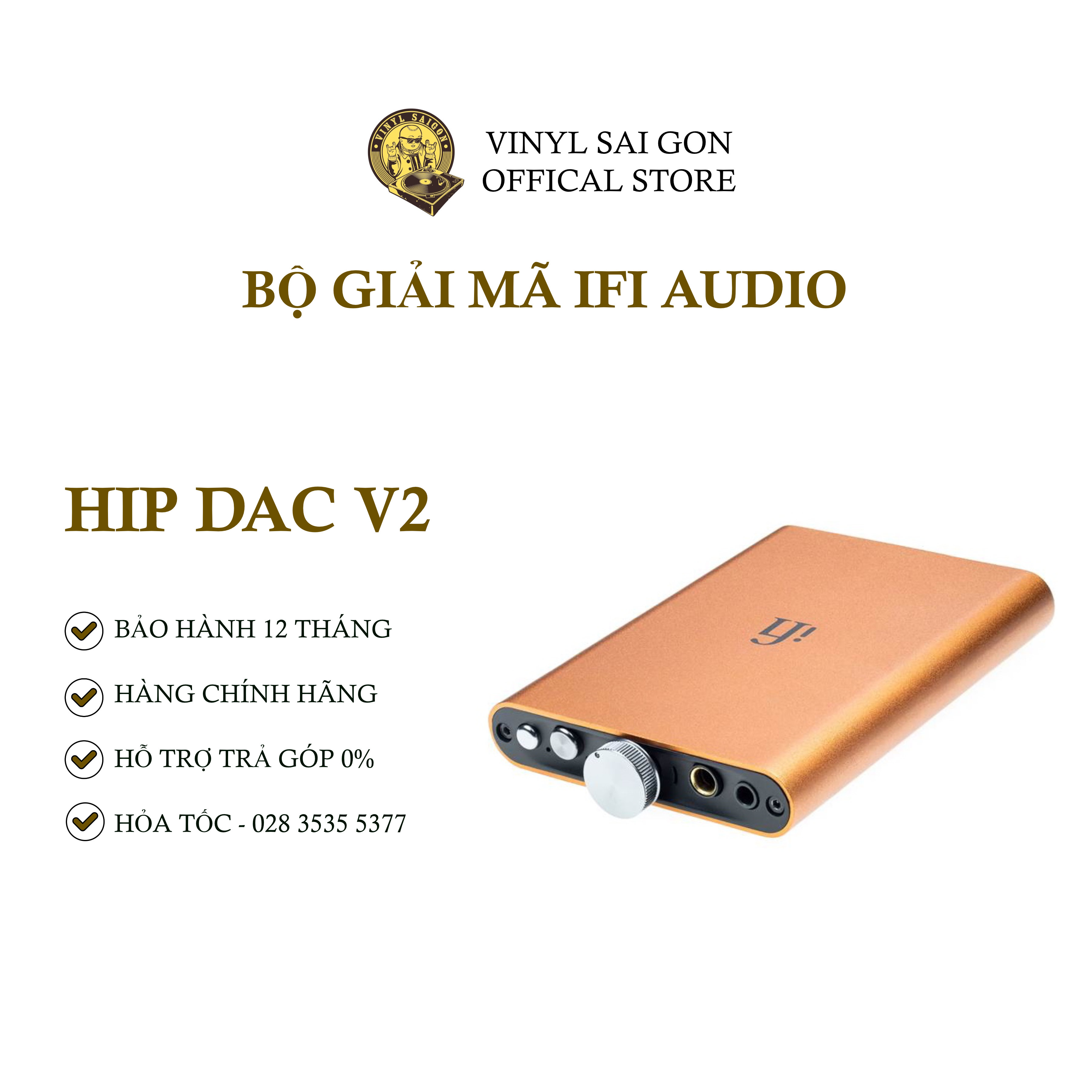 Thiết Bị Giải Mã Âm Thanh Dac/Amp iFi Hip Dac 2 - Hàng Chính Hãng