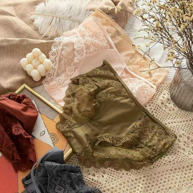 COMBO 5 QUẦN THUN LẠNH PHỐI REN DÂY EO 1712