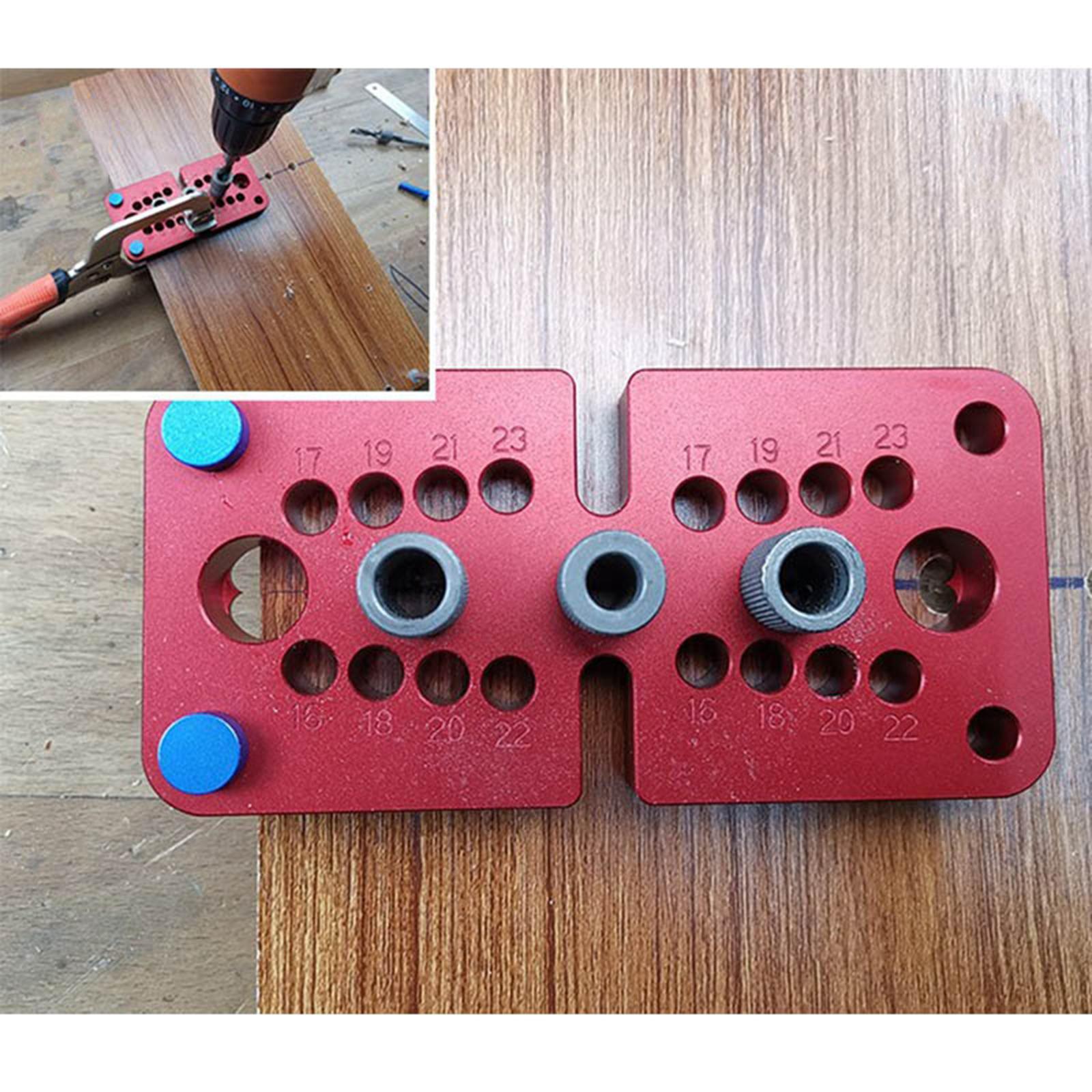 Dowel Jig Punch Hole Drilling Guide Positioner Positioning Puncher Locator